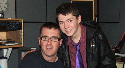 Damian McGinty with Mark Patterson