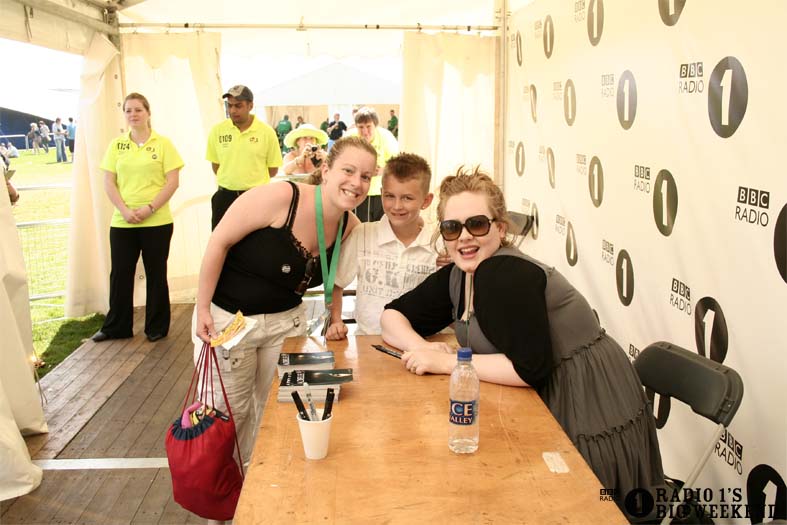 Signing sessions with Adele