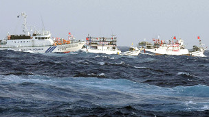 Tàu tuần duyên Nhật chạm trán đội tàu Đài Loan