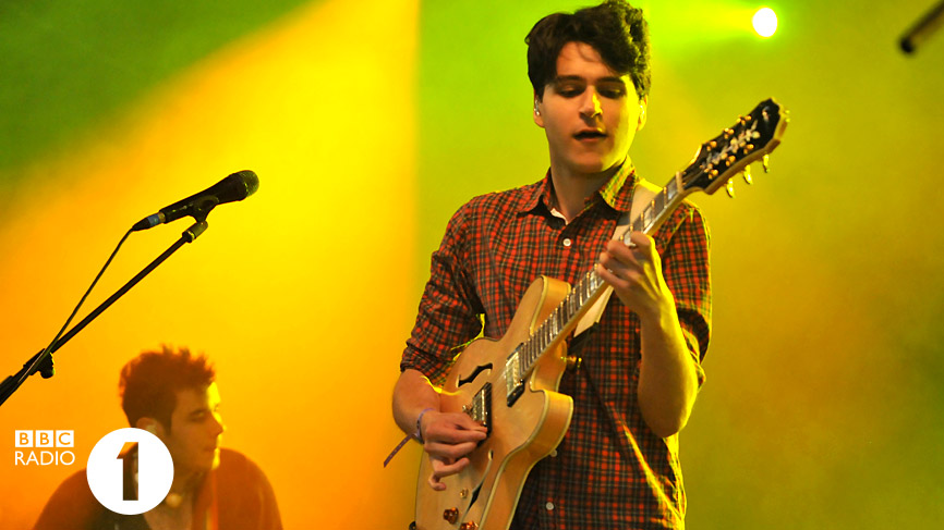 Vampire Weekend performing live at Radio 1's Big Weekend 2010