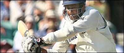 Kumble entertained the Indian fans thoroughly with his century