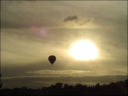 Balloon over Tavistock