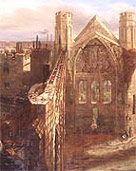 Image of the ruins following the fire of 1834