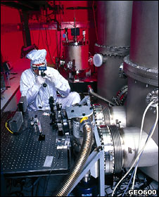 Inside the GEO600 facility