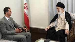آیت الله خامنه ای و بشار اسد