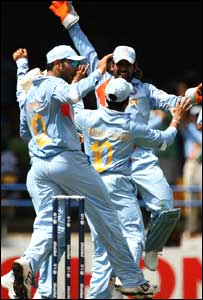 انڈیا کی ٹیم کی خوشی