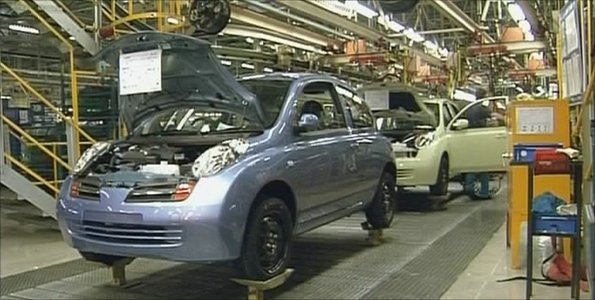 Nissan car production