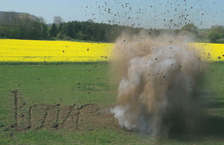 Detail from Marianne Jørgensen's video installation Love Alley