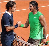 رافائل نادال و راجر فدرر