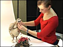 Rowena Cooper creates her puppet animation