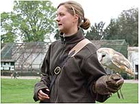 Owl demonstration at Thorp Perrow