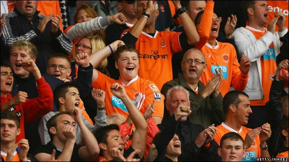 Blackpool fans