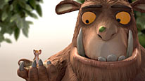 James Corden and Robbie Coltrane provide the voices for the Mouse and the Gruffalo in BBC One's animation of the popular children's book