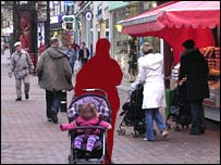 A woman in Northampton