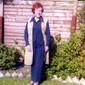 Edna, circa 1972, before her memorable flight