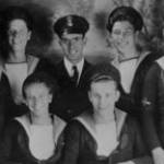 Leonard Baker (left) ready for a peaceful war