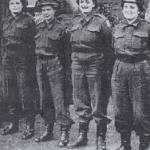 Some of the girls changing the guard.