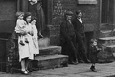 Standing on the street