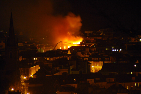 Wesley Chapel fire (photo by Rob Purvis)