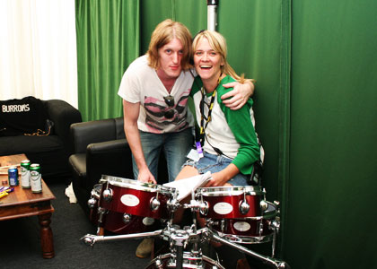 Edith Bowman live from Reading Festival