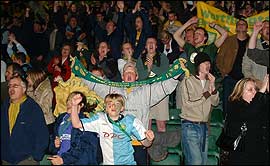 Picture: Norwich City fans.