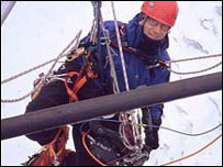 Keith at the shooting of Alien v Predator