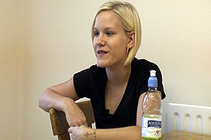 Amy gets her new home after a year living in a homeless hostel.