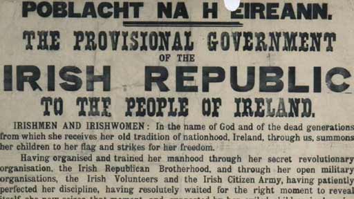 Video - Gerry Anderson explores a poster - Proclamation of the Irish Republic 1916