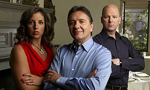 l-r: Sarah Willingham, Raymond Blanc, David Moore 