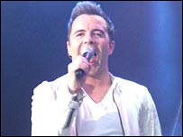 Shane Filan in concert.