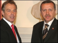Tony Blair ve Recep Tayyip Erdoğan (Arşiv)