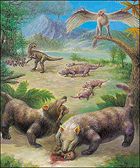 डायनासोर को खाने वाला जानवर