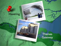 Map of Thames Gateway