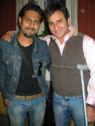 Pablo hangs out with Saif Ali Khan