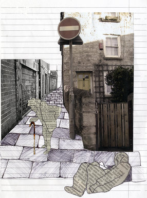 Illustrated Alleyway