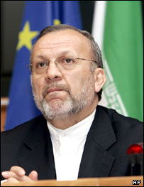 منوچهر متکی در بروکسل پايتخت اتحاديه اروپا