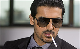 John Abraham in No Smoking
