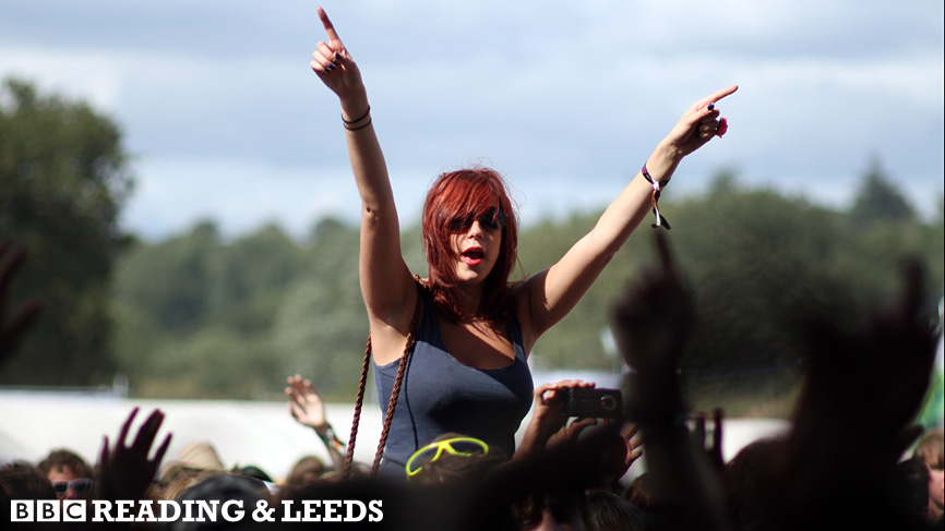 The crowd at the BBC Introducing stage.