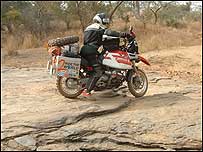 Biker in Mali
