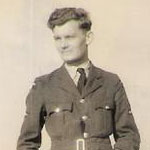 Peter in October 1945 at RAF Chivenor, near Ilfracombe