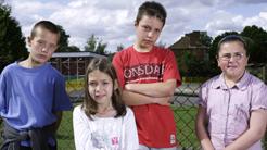 Members of the childrens choir