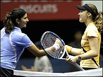 ثانیہ مرزا اور مارٹینا ہِنگز