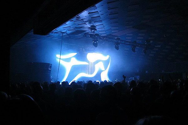 Barrowlands lit by Plastikman's cage