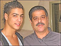 Ayman Safia with his father