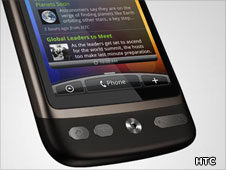HTC Desire mobile phone