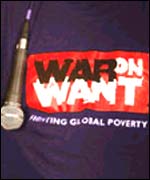 Mark Thomas' T-shirt 