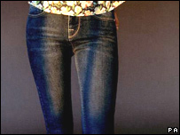 Some skinny jeans