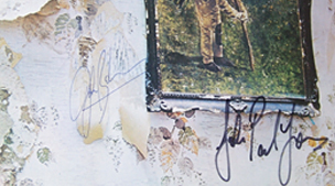 Led Zeppelin signed album|70|Mark Hawthorne, Telford, Shropshire. 