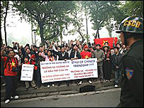 Cảnh biểu tình hôm 9/12/2007