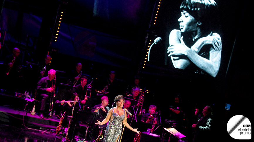 Dame Shirley Bassey at the Electric Proms 2009
